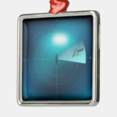 Schiff Sonar erkennt Kraken Sea Monster Ornament Aus Metall (Links)