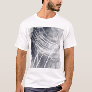 Schiff spürt den NordPazifischen Ozean auf T-Shirt