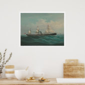 Schiff - Stadt Rio de Janeiro (1260) Poster (Küche)