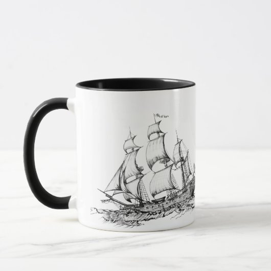 Schiff Tasse (Links)
