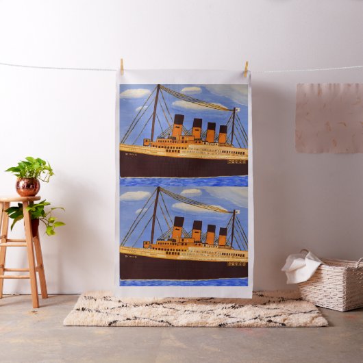 Schiff Titanic Baumwollstoff  Stoff (Beispiel)