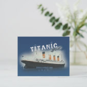 Schiff Titanic Blue Southampton 1912 Postkarte (Stehend Vorderseite)