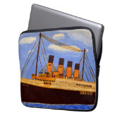 Schiff Titanic Laptopschutzhülle (Vorderseite Links)