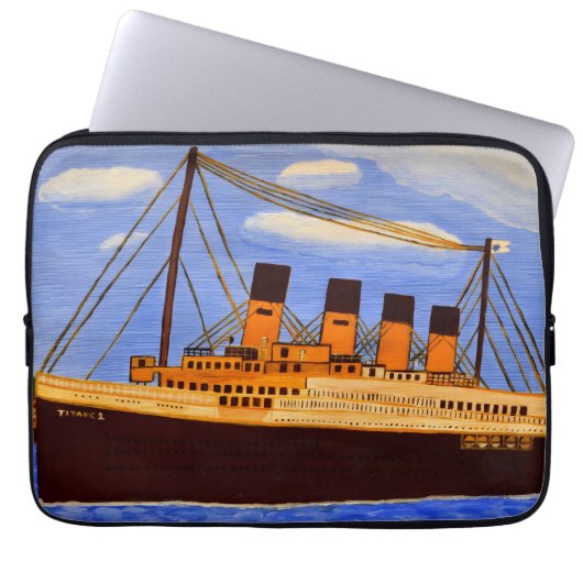 Schiff Titanic Laptopschutzhülle (Vorderseite)