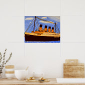 Schiff Titanic Poster (Küche)
