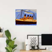 Schiff Titanic Poster (Heimbüro)