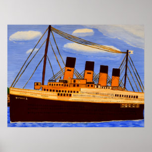 Schiff Titanic Poster