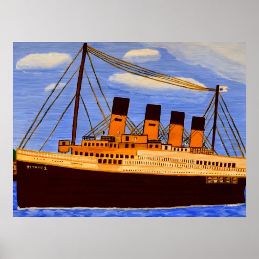 Schiff Titanic Poster (Vorne)