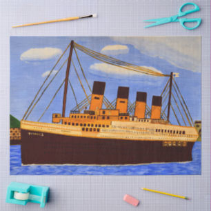 Schiff Titanic Tissue-Papierblatt Seidenpapier