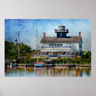 Schiff - Tuckerton Seaport - Tuckerton Lighthouse Poster