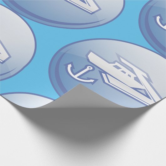 Schiff und Anchor Geschenkpapier
