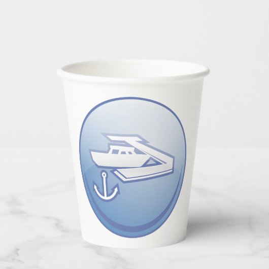 Schiff und Anchor Pappbecher (Vorderseite)