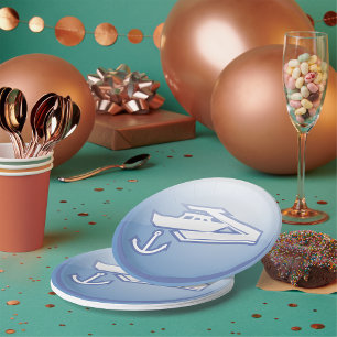 Schiff und Anchor Pappteller