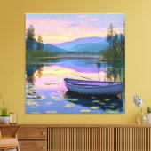 Schiff und See Leinwanddruck (Insitu (Wohnzimmer))