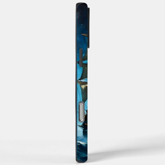 Schiff unter Sternenhimmel Case-Mate iPhone Hülle (Rückseite / Rechts)