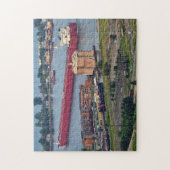 Schiff Verlassend Bucht in Duluth Minnesota Puzzle (Vertikal)