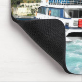 Schiff verlassend Maderno am Gardasee Mousepad (Ecke)