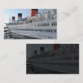 Schiff Visitenkarte (Vorne/Hinten)