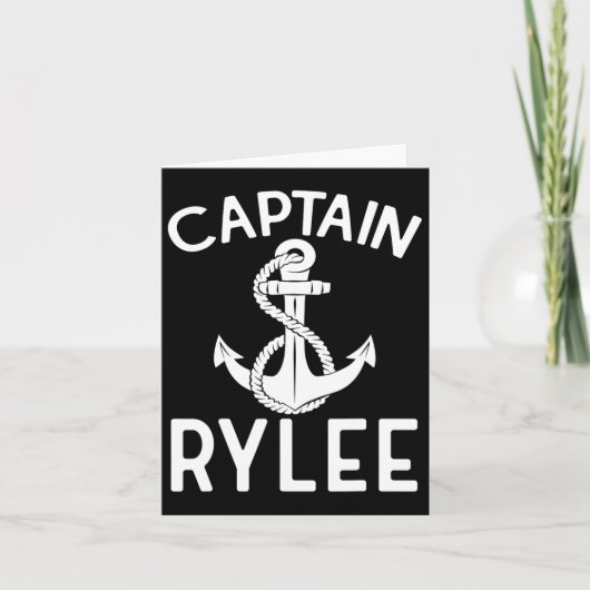Schiff von Captain Rylee Anchor Karte (Vorderseite)