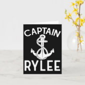 Schiff von Captain Rylee Anchor Karte (Gelbe Blume)