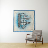 Schiff Wandteppich (Beispiel (Horizontal))