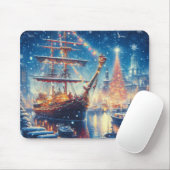 Schiff "Weihnachten/Winter" Mousepad (Mit Mouse)