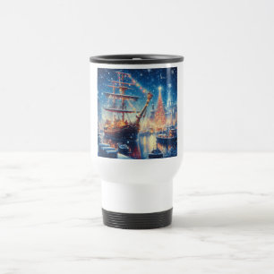 Schiff "Weihnachten/Winter" Reisebecher