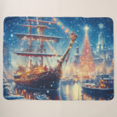 Schiff "Weihnachten/Winter" Sherpadecke (Vorderseite (Horizontal))