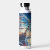 Schiff "Weihnachten/Winter" Trinkflasche (Links)