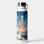 Schiff "Weihnachten/Winter" Trinkflasche (Rückseite)