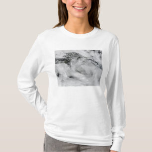 Schiff-Welle-förmige Wellenwolken T-Shirt
