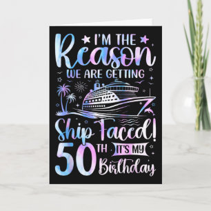 Schiff wird 50. Geburtstag Kreuzfahrtschiff 2025 Karte
