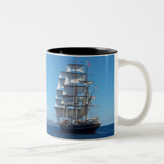 Schiff Zweifarbige Tasse