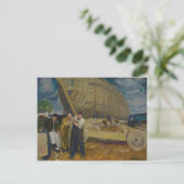 Schiffbauer - The Rope - George Bellows - 19 Postkarte (Stehend Vorderseite)