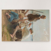 Schiffbauer (von Albert Edelfelt) Puzzle (Horizontal)