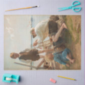 Schiffbauer (von Albert Edelfelt) Seidenpapier (Basteln)