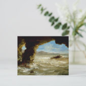 Schiffbruch an der Küste Postkarte (Stehend Vorderseite)