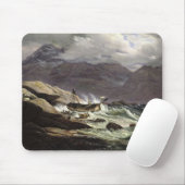 Schiffbruch auf der norwegischen Küste, 1831 Mousepad (Mit Mouse)
