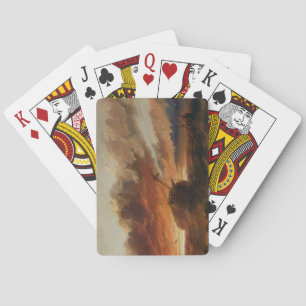 Schiffbruch, c.1850 (Öl auf Leinwand) Spielkarten