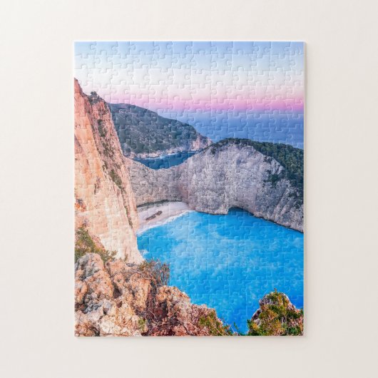 Schiffbruch im Zakynthos-Puzzle Puzzle (Vertikal)
