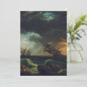 Schiffbruch in stürmischer See von Claude-Joseph V Einladung (Stehend Vorderseite)