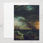 Schiffbruch in stürmischer See von Claude-Joseph V Einladung (Vorne/Hinten)