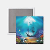 Schiffbruch Magnet (Vorderseite/Rückseite)