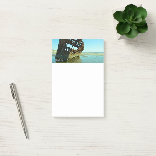 Schiffbruch-Oregon-Küsten-Foto-Post-Itanmerkung Post-it Klebezettel (Büro)