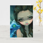 "Schiffbruch-Sirene-" Gruß-Karte Karte (Gelbe Blume)