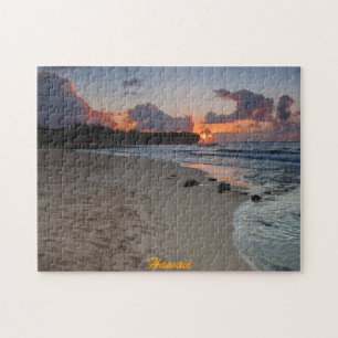 Schiffbruch-Strand am Puzzle