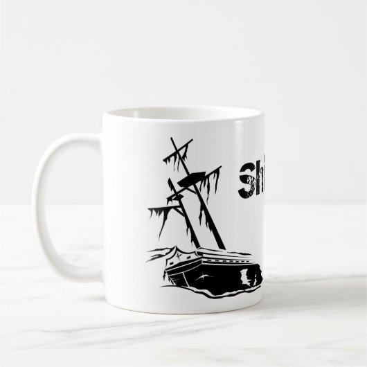 Schiffbruch-Taucher Kaffeetasse (Links)