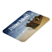 Schiffbruch von S.S. Maheno, Fraser Island, Austra Magnet (Linke Seite)