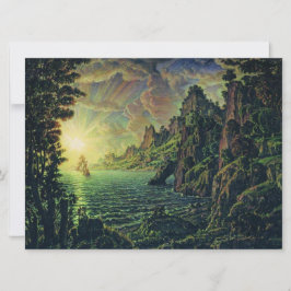 Schiffe: Abend Sun (von Konstantin Bogaevsky) Karte