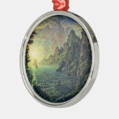 Schiffe: Abend Sun (von Konstantin Bogaevsky) Ornament Aus Metall (Links)